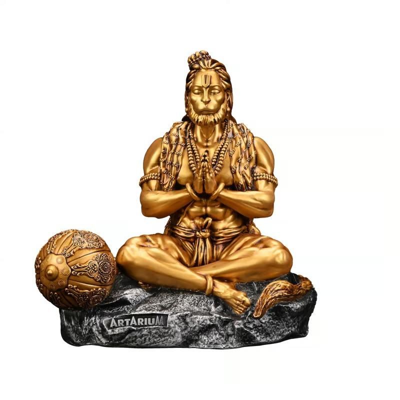 Lord Hanuman Ji idol in meditative pose – spiritual home decor statue